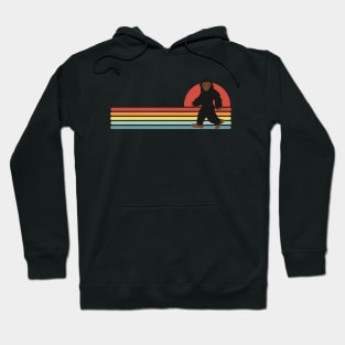 Bigfoot Retro Sunset Hoodie